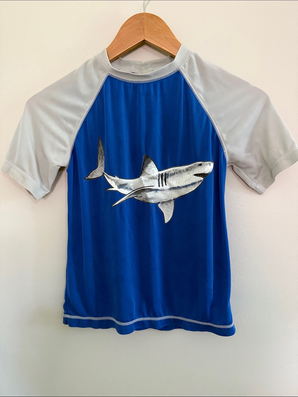 Gymboree Royal Blue Boys Swim Rash Guard Top